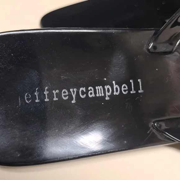 Jeffrey Campbell Sugary Big Bow jelly flip flop thong sandals size 8 - Picture 8 of 11